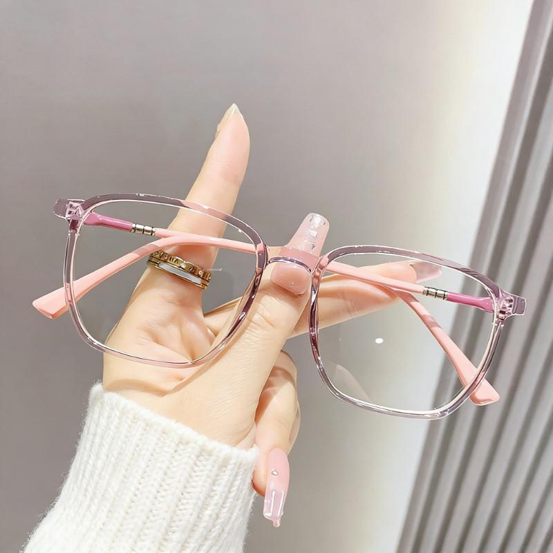 Anti-blue Light Glasses Reading Glasses Trendy Women's Large Frame Glasses Frame Fashionable Reading Glasses