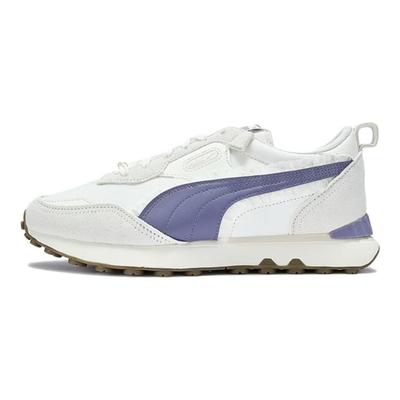 Speedcat Duo Lace Wygodne Wszechstronne Niskie Buty Codzienne Lifestyle Damskie sneakersy Białe Fioletowe 408775-01