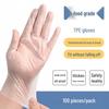 Food Grade TPE Disposable Transparent Gloves - Thick, Durable, Latex & Nitrile-Free for Catering and Baking