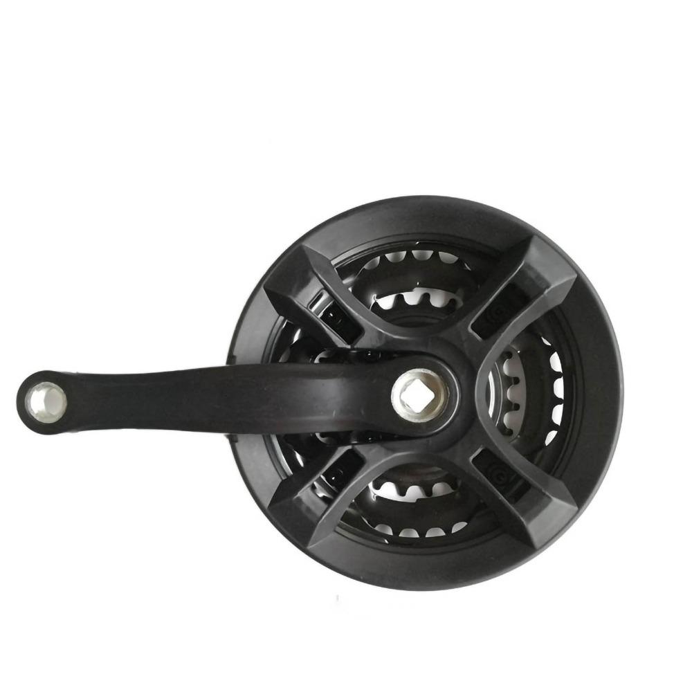 Pedivella Mountain Bike 42T 3 Corone Pedivella Ferro Pedivella Bici Disco Pignone Bici Resistente Biciclette da Strada
