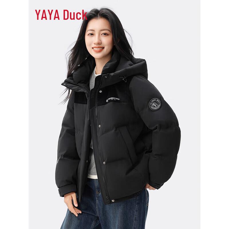 YAYA 2025 Couple's Patchwork Down Jacket