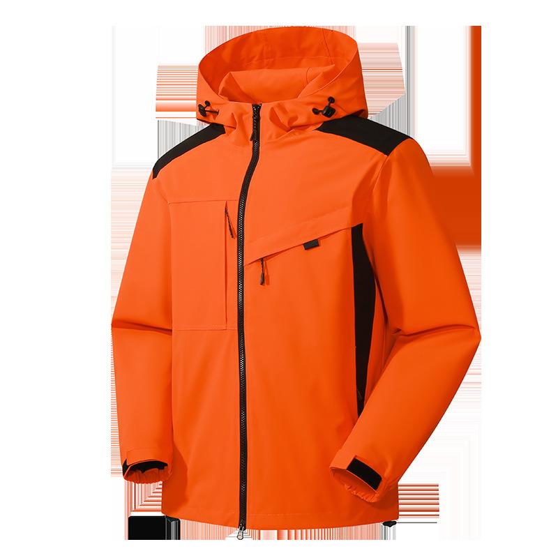 Waterproof and Windproof Outdoor Jacket for Men and Women, Hiking Suit, Thin Breathable Trench Coat