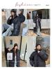 Women's Thick Padded Over-the-Knee Cotton Coat with Stand-Up Collar, Loose Fit, Plus Size, Long-Length Warm Outerwear.