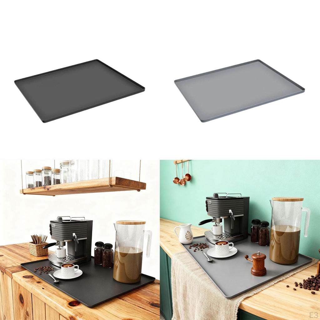 Mini Fridge Silicone Mat Air Conditioner Drip Pan Waterproof Under Refrigerator for Water