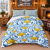 Leicester City Pattern Bedding 3Pcs Set Bed Sheet And Pillowcases For Indoor Bedroom