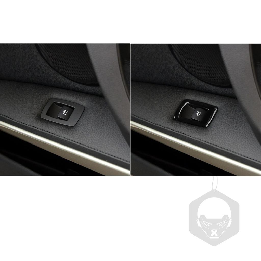 For Bmw 3 Series 2005-2012 E90 320i 325i Piano Black Window Lift Control Plastic Plate Trim Car Interior Accessoriers Sticker