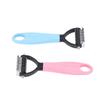 Dual Side Pet Deshedding Brush Efficient Dematting Dog Cat Hair Remover Tool for Pet Owners Grooming Supplies