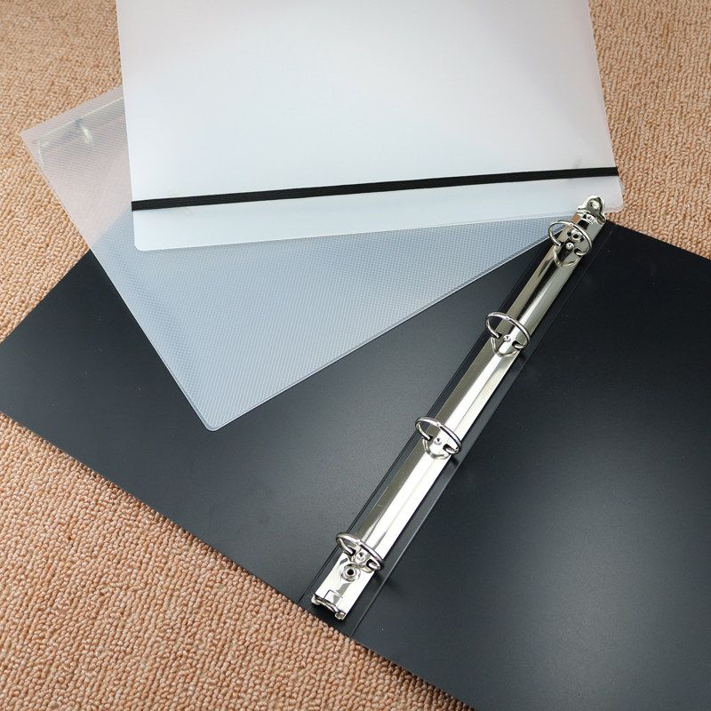 Recommend Pp Minimalist Office Stationery 4-Hole A4 Notebook Handout Loose-Leaf Folder Extra Large Capacity Disassembly Shell