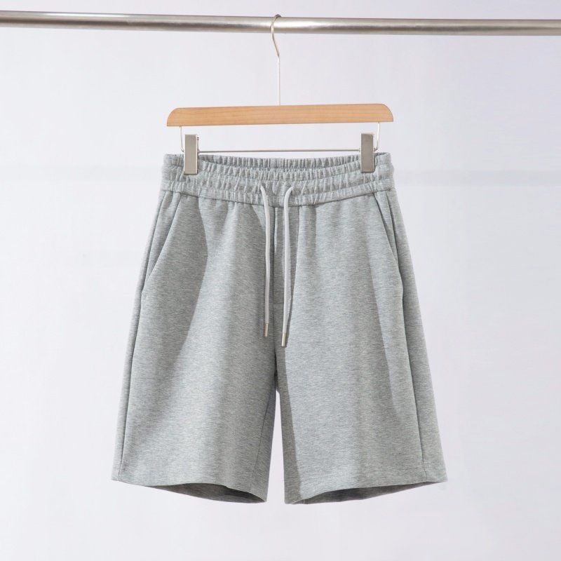 Heavy Air Layer Shorts Foreign Trade Tail Goods Men's Summer American Solid Loose Sports Casual Straight Shorts