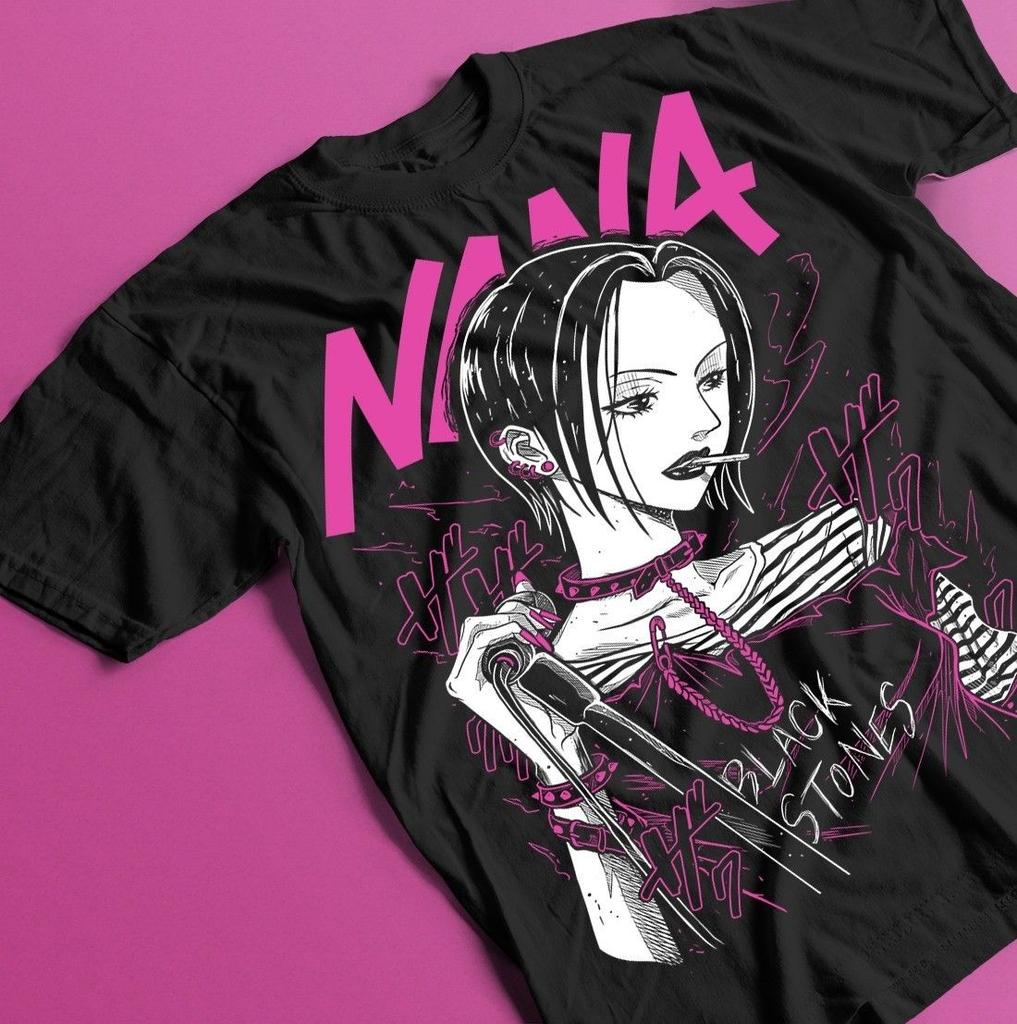 Unisex shirt Cotton Oversize Large Size Nana Osaki Graphic T-Shirt, Anime Manga Tee Shirt