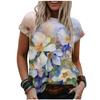 3D T-shirt Dandelion Women's Pirate, Harp Fashion, Hip Hop Standard, Short Sleeve Top, Summer Clothing, 2025