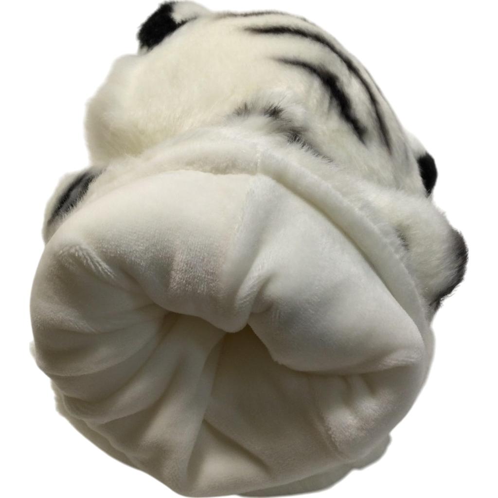 Cute Sales Plush Hand Puppet White Tiger J0076