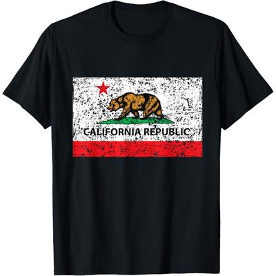 Camiseta de la República de California Bandera de Cali Socal Norcal Cencal T