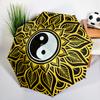 1PC Yinyang Mandala Umbrella Automatic Open/close, Sturdy Iron Frame & 8-Rib Struct, Umbrella for Women & Men, Christmas Gift