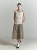 HALF DEVIL US Mesh Stripe Bermuda Pants_Olive