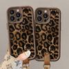 Leopard Print Hand Rope Is Suitable for Iphone17pro Mobile Phone Case Apple 15 Anti-drop 14 Women 16promax New Model X