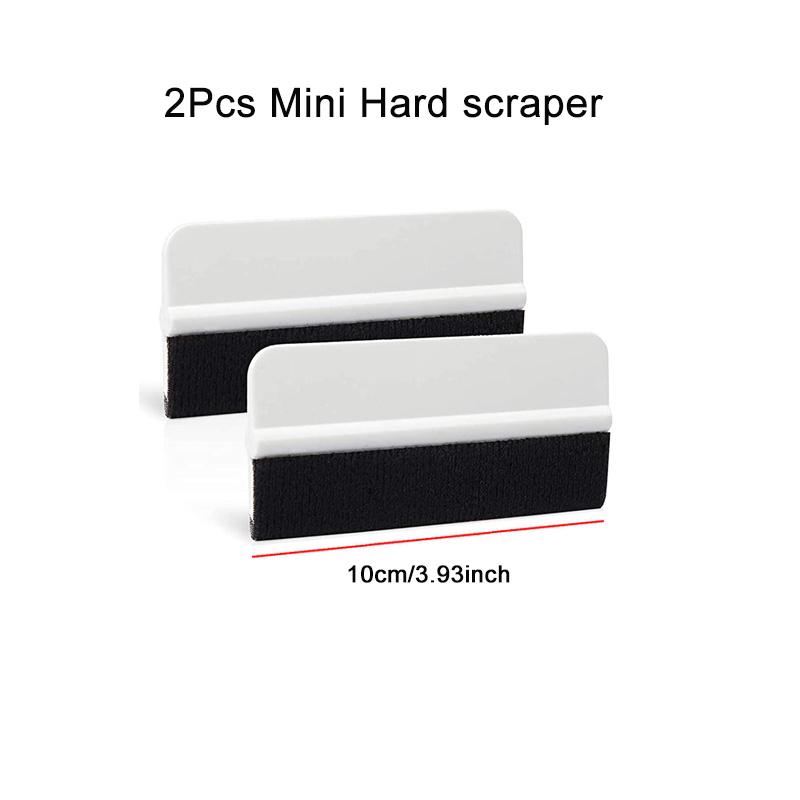 2Pcs Soft Car Squeegee Scratch-Free Soft Plastic Scraper Window Tint Tool Vinyl Wrap Squeegee for Sensitive Surface Sticker Tool