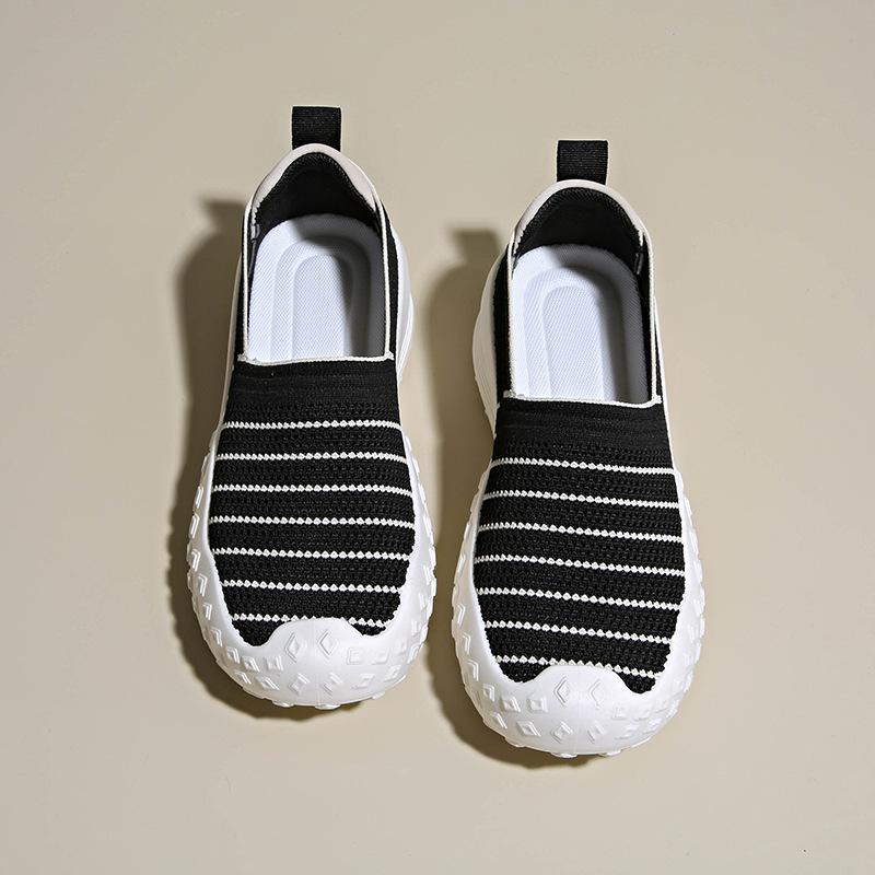 Women's Shoes 2025 New Summer Loafer Mesh Breathable Thin Fabric Shoes Casual Sneakers Fashionable Anti Slip Casual Shoes