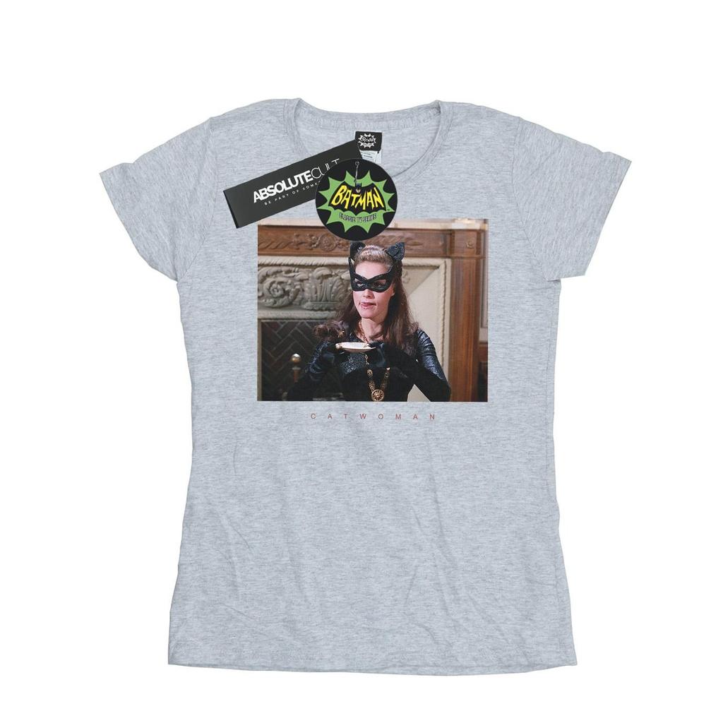 DC Comics Womens/Ladies Batman TV Series Catwoman Photo Cotton T-Shirt