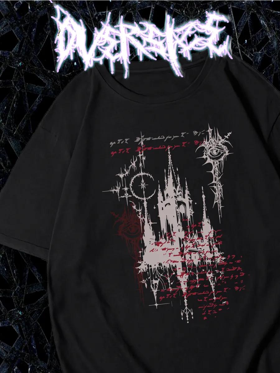 Oversized T-shirt with Coat of Arms of Russia print XL