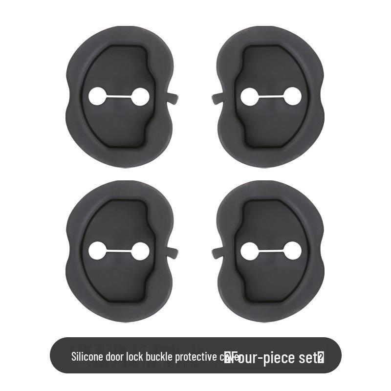 Tesla Door Latch Covers: Eco-friendly, Odorless, Scratch-resistant Silicone Standard