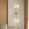 Minimalist Brass Bedside Wall Lamp