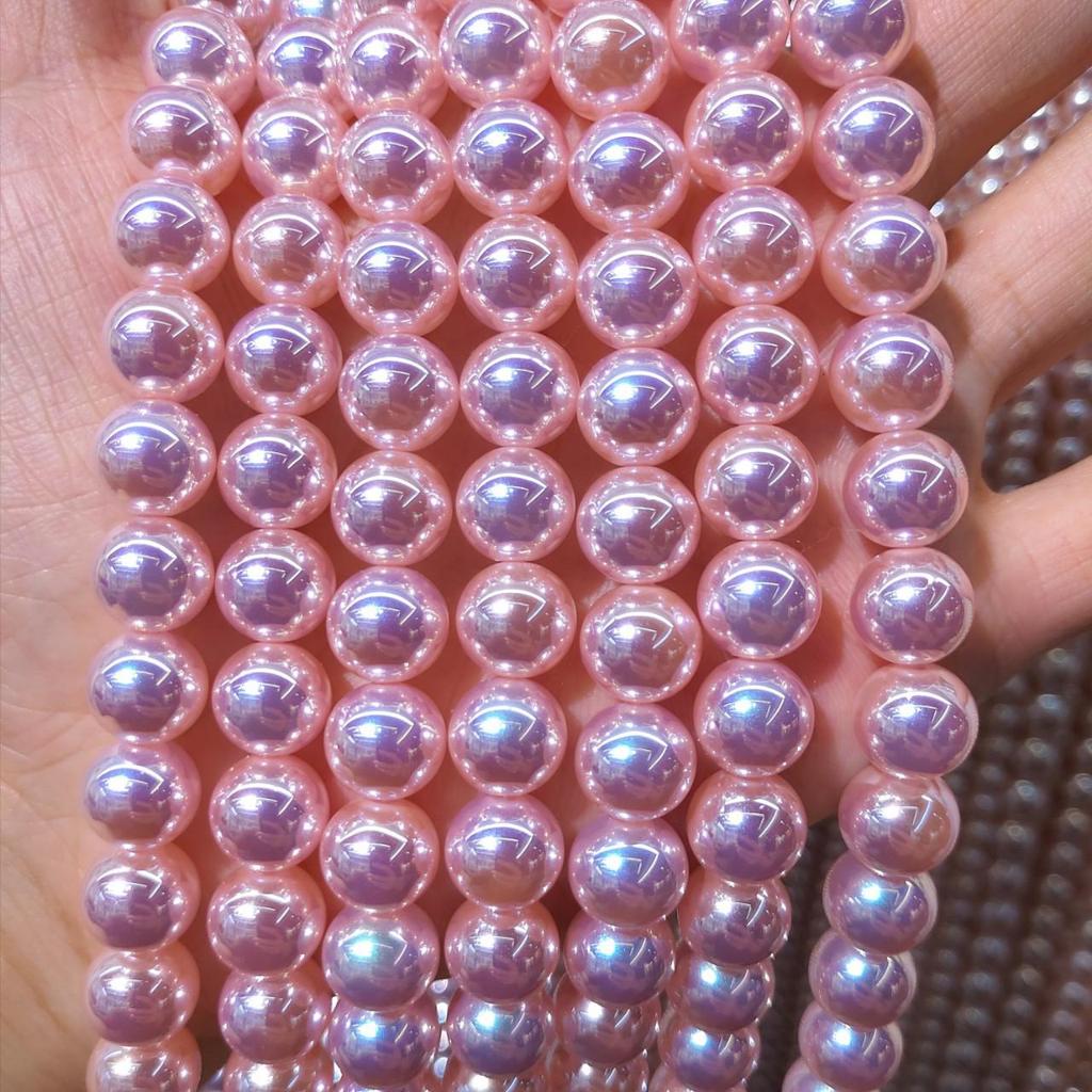 Aurora Mirror Light Bulb - AKoy Tennyo Grade Iridescent Mabe Pearl Dazzling