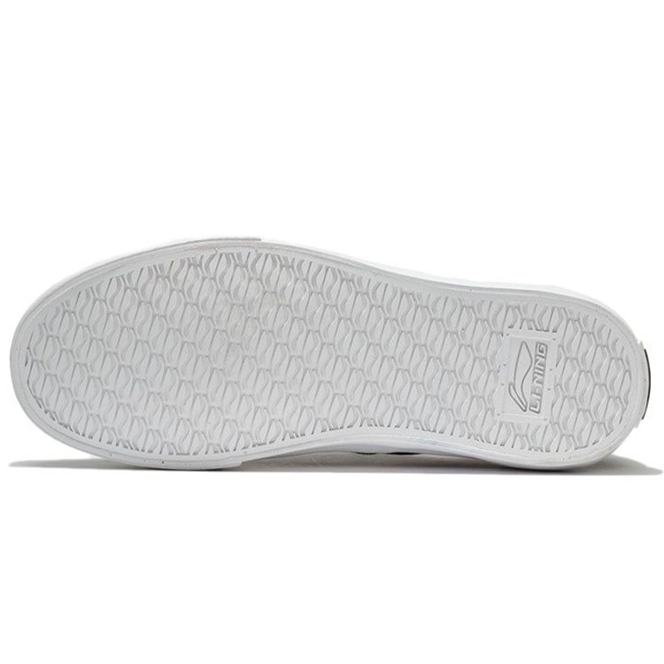 Li-Ning Simple Versatile Non-Slip Wear-Resistant Low-Top Skate Shoes Men Sneakers Black AGCS173-4