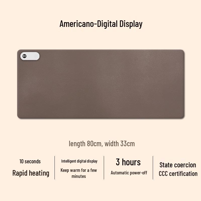 Hotson Electric Heated Desk Pad - Desktop Heater & Writing Mat with Warmth Function