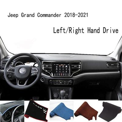 Für Jeep Grand Commander Chrysler 2018-2021 Dashmat Armaturenbrettabdeckung Instrumententafel Sonnenschutzmatte Ornamente