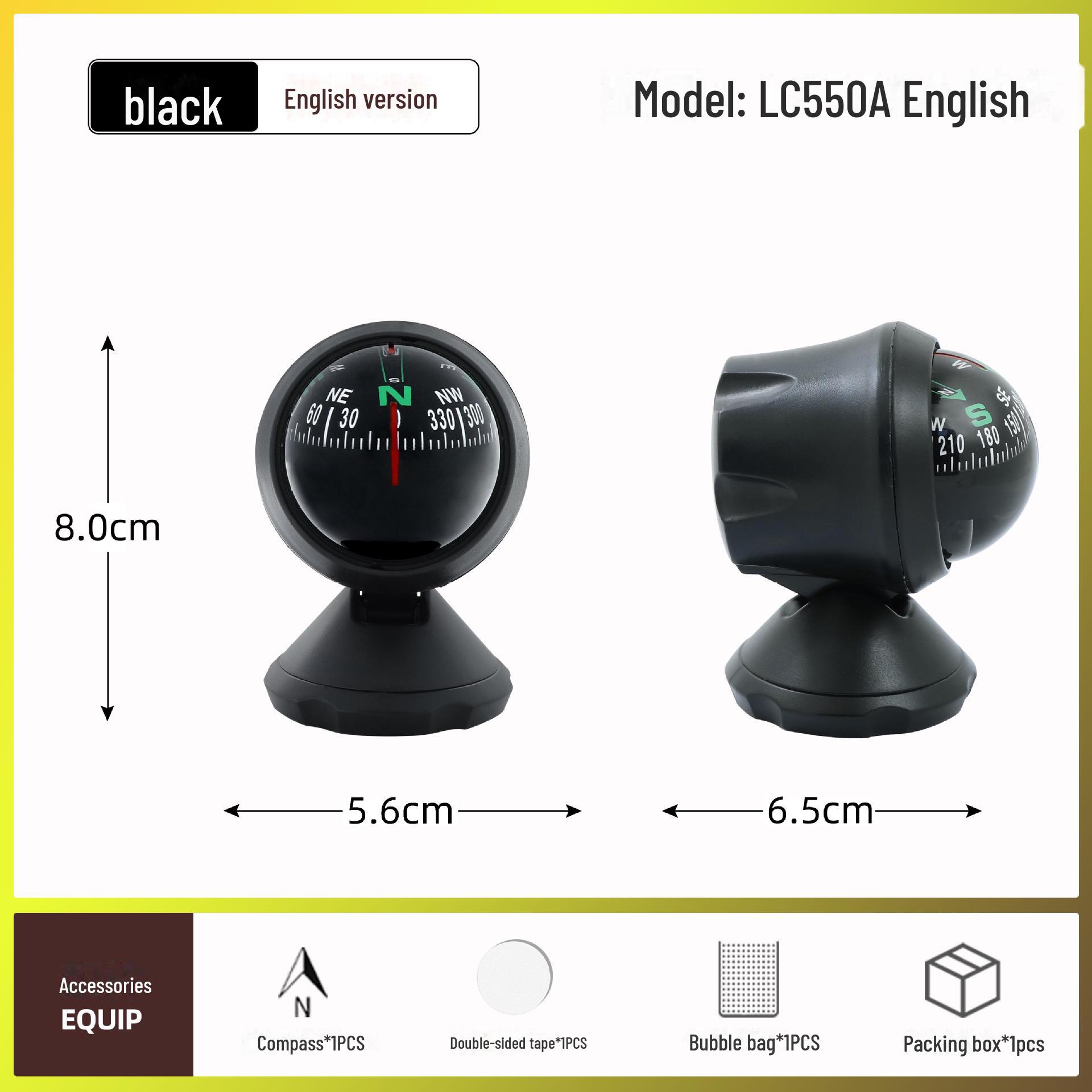 Многофункциональный автомобильный компас LC-3 с термометром — аксессуар 3 в 1 уже в продаже