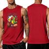 Men's Sleeveless Tank Top Tropical Style Summer Casual Loose Fit Lightweight Daily Wear Beach Shirt for Outdoor Activities
