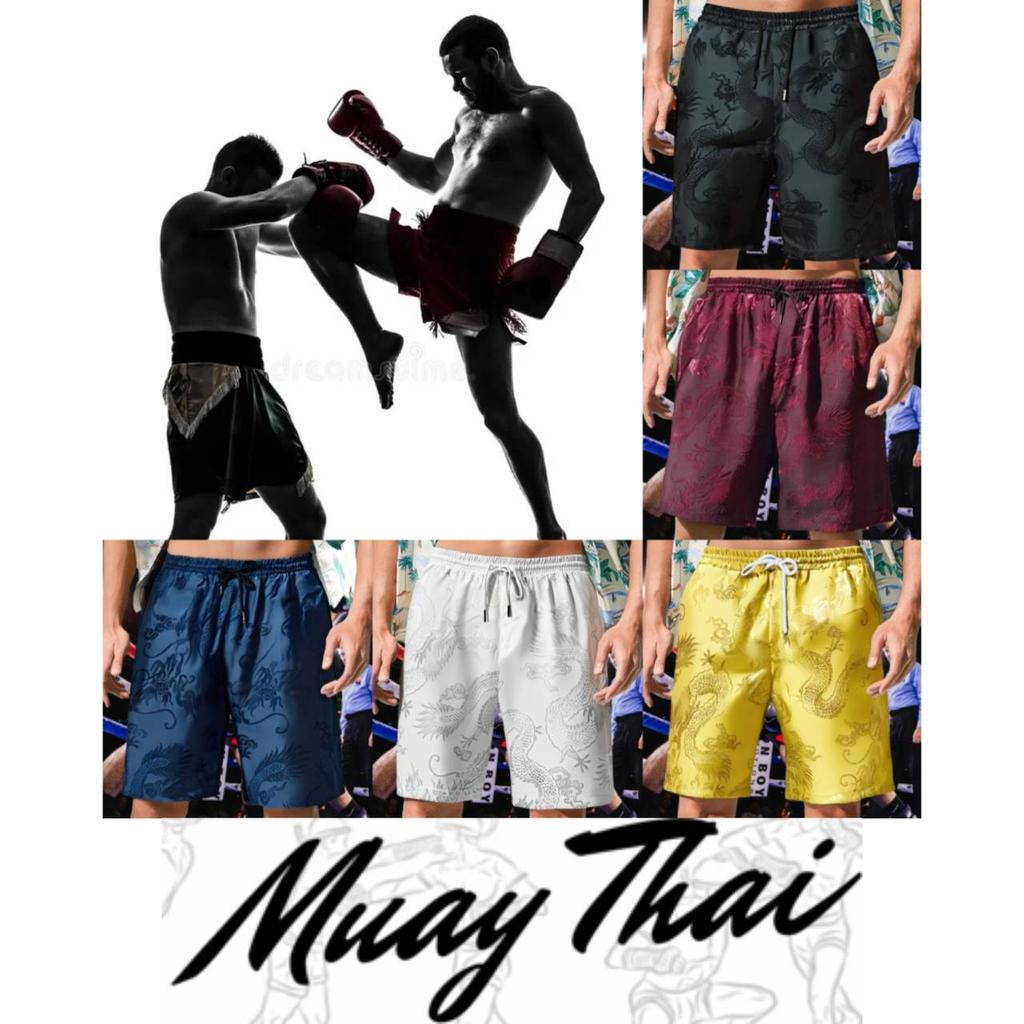 Dragon Muay Thai Boxing Kickboxing Shorts 3D Print Fighting Training Unisex Men Women Quick Dry Fitness Gym Sport Workout Casual Streetwear