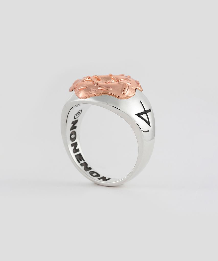 Nonenon Donut Rng Silver925(18K Rosegold Plated)