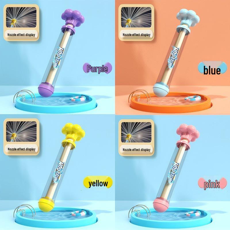 Cross-Border Long-Range Water Cannon Toy: Large Capacity Floating Water Gun for Beach Battles