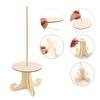 Wooden Doughnut Holder Dessert Display Rack Dim Sum Bread Sales Rack Donut Stand Birthday Party Wedding Table Decoration
