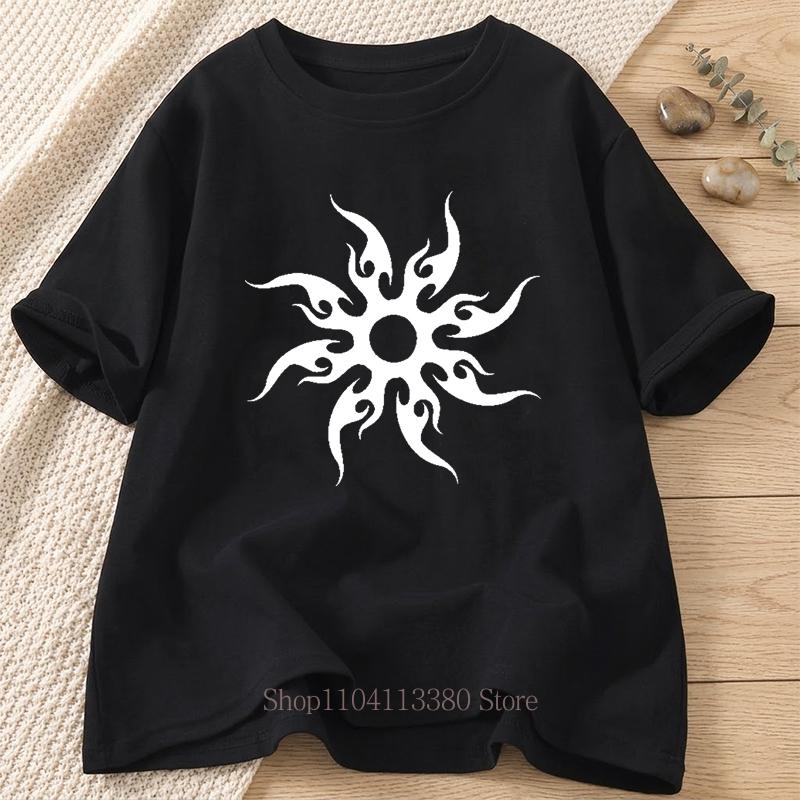 Summer Casual Fashion Totem Graphic Print Tshirts Womens Clothing Vintage Minimalist ONeck Short Sleeve Tops Tshirts