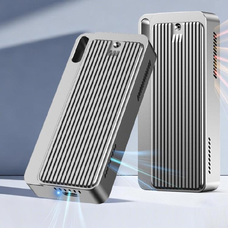 USB4.0.0 40Gbps Aluminum Enclosure Case M.2 NVMe Drive Fast Transfer Speed Fan Replacement for 2242 2260 2280