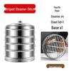 Large-Capacity Stainless Steel Steamer Basket for Fish and Buns