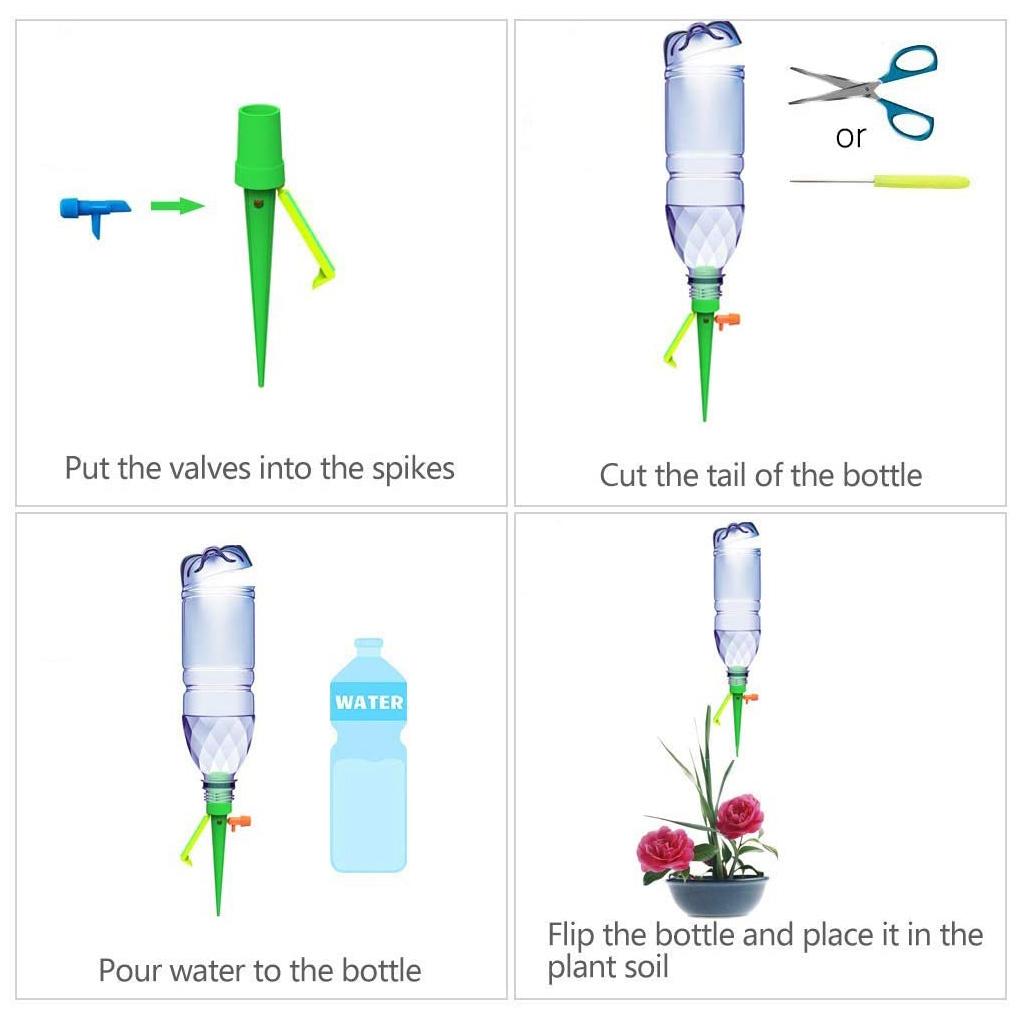 Automatic Watering Spikes Home Garden Flower Pot Self-watering Irrigation