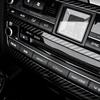 Car Tuning Carbon Fiber ABS Air conditioning Switch Adjustment Frame Cover Trim Accessories For Genesis G80 DH 2015-2020 LHD