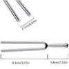 Tuning Fork, A 440Hz Tuning Fork - Standard A 440 Hz Violin Guitar Tuner Instrument with Soft Case and Cleaning Cloth