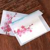 Invitation Bag Letter Organizer Artificial Parchment Peach Blossom Envelope Sulfuric Acid Paper