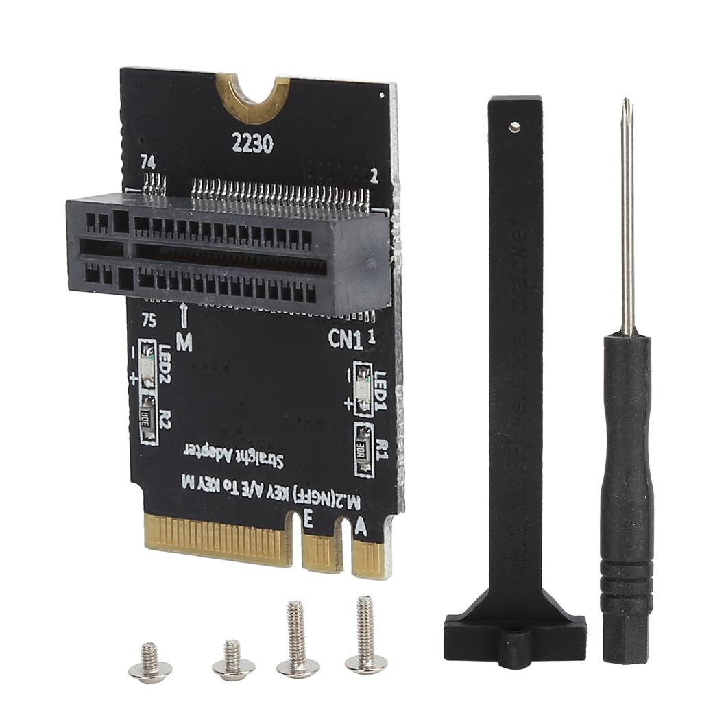 M.2 SSD Adaptör Kartı KEY A E NGFF'den Nvme Solid State Sürücüye Dikey Adaptör Kartı