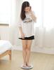 Round Solid Color Health Scale Body Fat Scale Accurate High-end Weight Scale Household Adult Electronic Human Body Weight Scale
