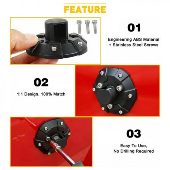 For 2007- Jeep Wrangler Antenna With Base Cable And Bracket EKK