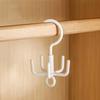 360° Rotating Hook - A Space-saving Multi-functional Wardrobe Organizer, Perfectly Suitable for Belts, Ties, Bras and Scarves