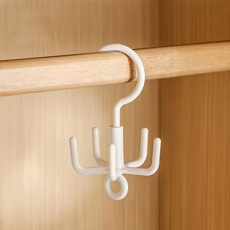 360° Rotating Hook - A Space-saving Multi-functional Wardrobe Organizer, Perfectly Suitable for Belts, Ties, Bras and Scarves