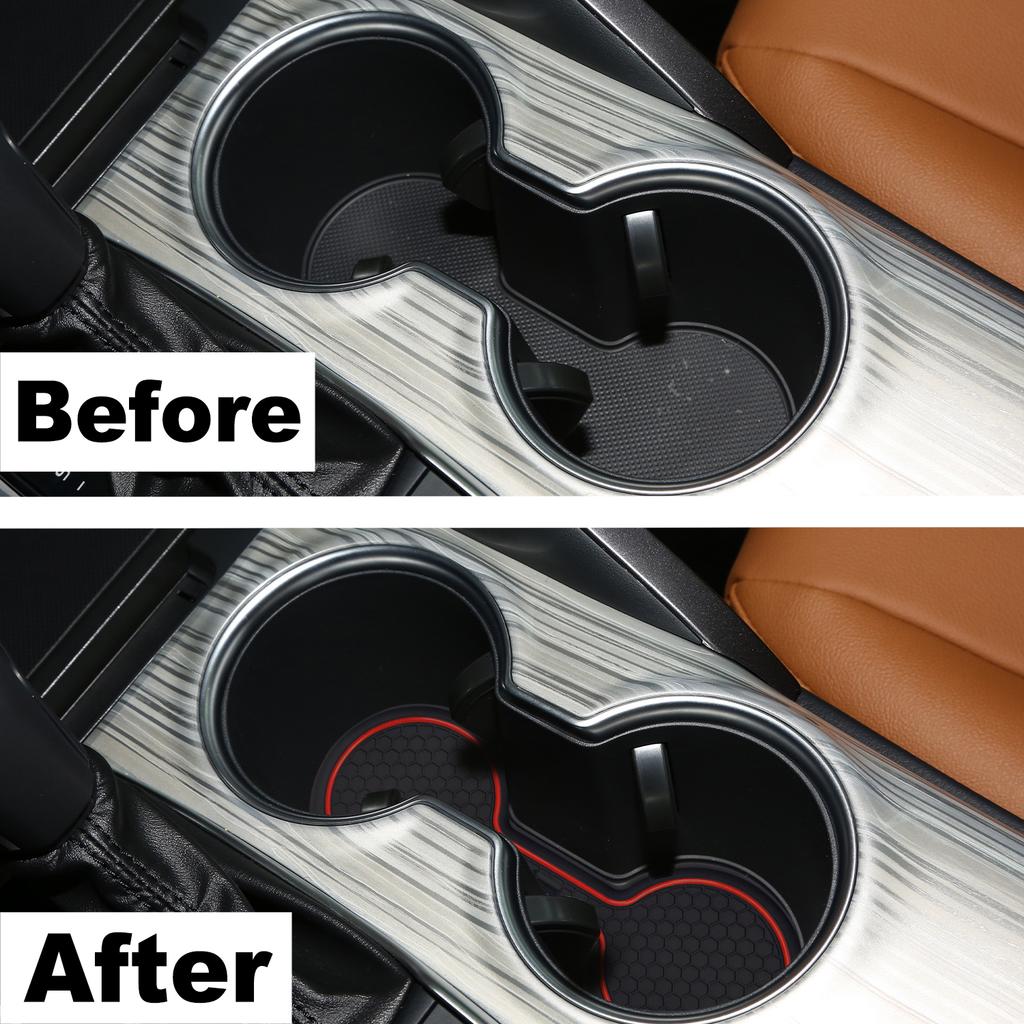 Car Cup Holder Waterproof Anti Slip Insert Coasters Pads Interior Accessories Durable Car Coaster For Toyota Camry 2018-2021
