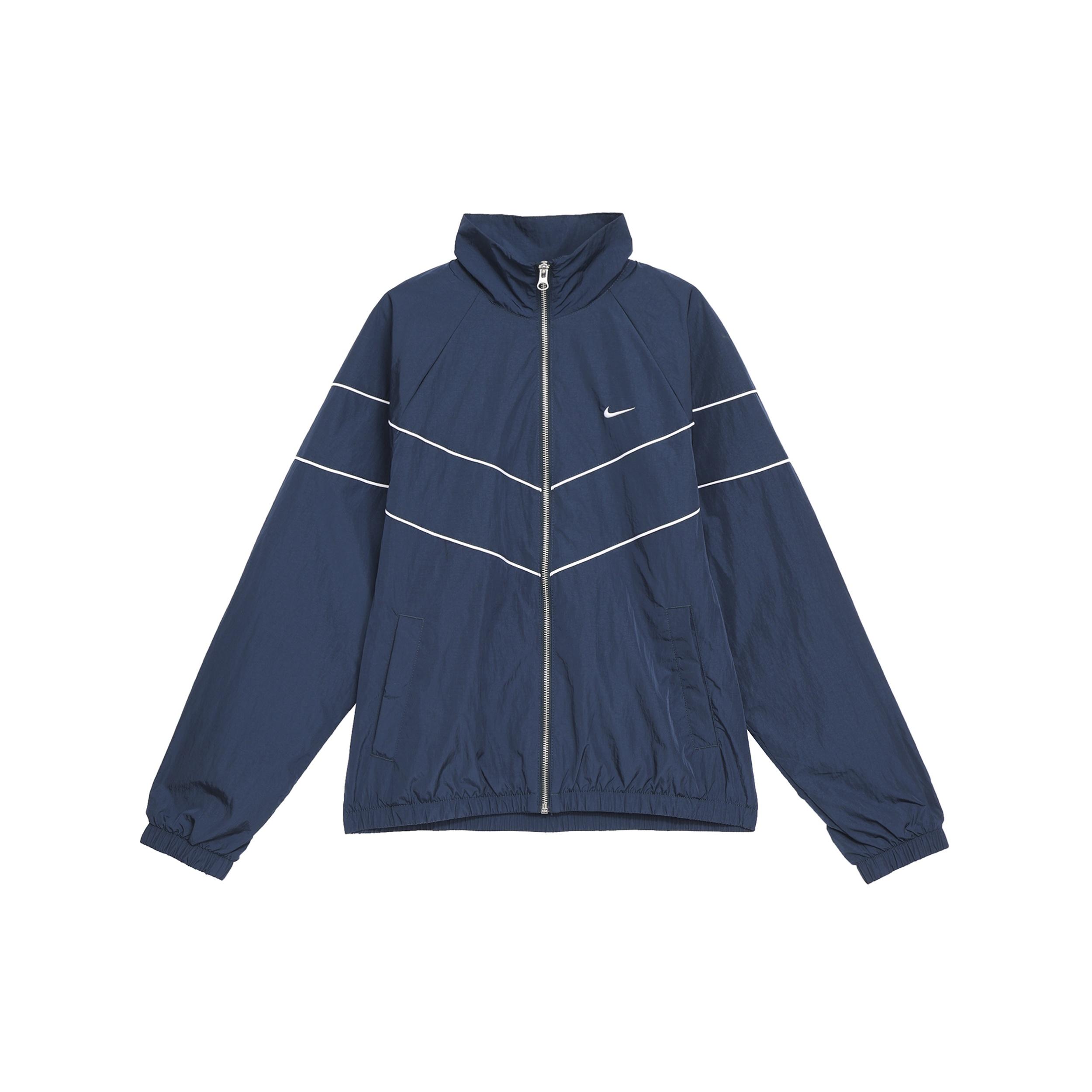 (WMNS) Nike Windrunner Loose UV Woven Full-Zip Jacket Asia Sizing Armory Navy White Women s FV6305-480 S